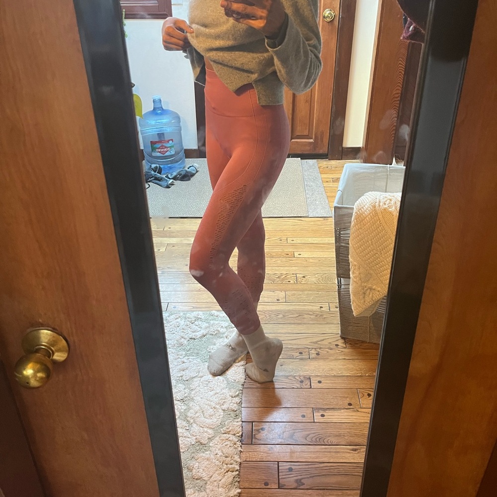 Gymshark Energy + Seamless cropped leggings BLACK XS